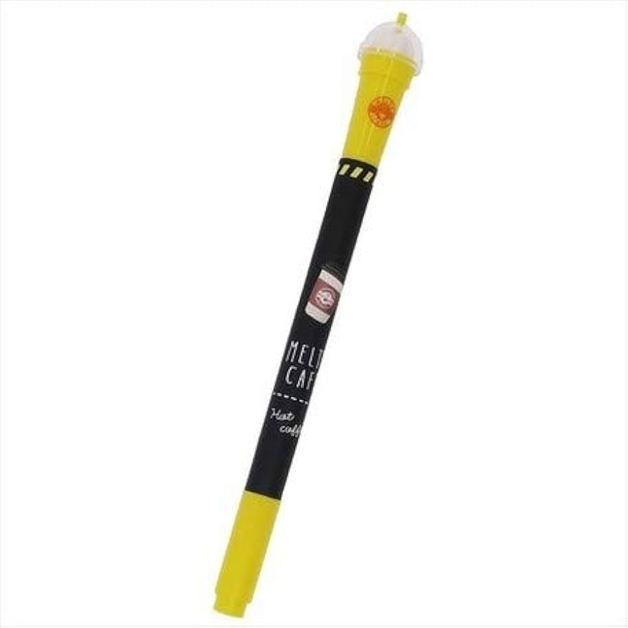 Amazon | 【ファンシー文具】ツインペン(イエロー) MELTY CAFE